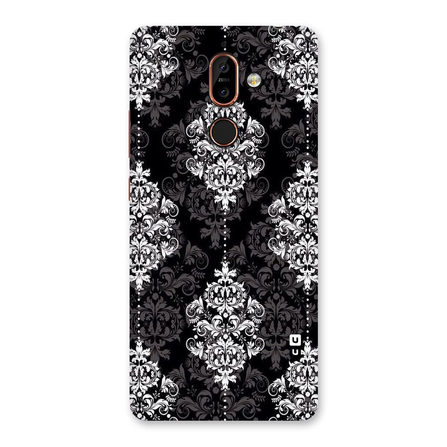 Beautiful Grey Pattern Back Case for Nokia 7 Plus