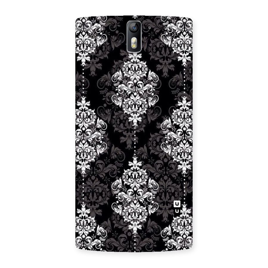 Beautiful Grey Pattern Back Case for One Plus One