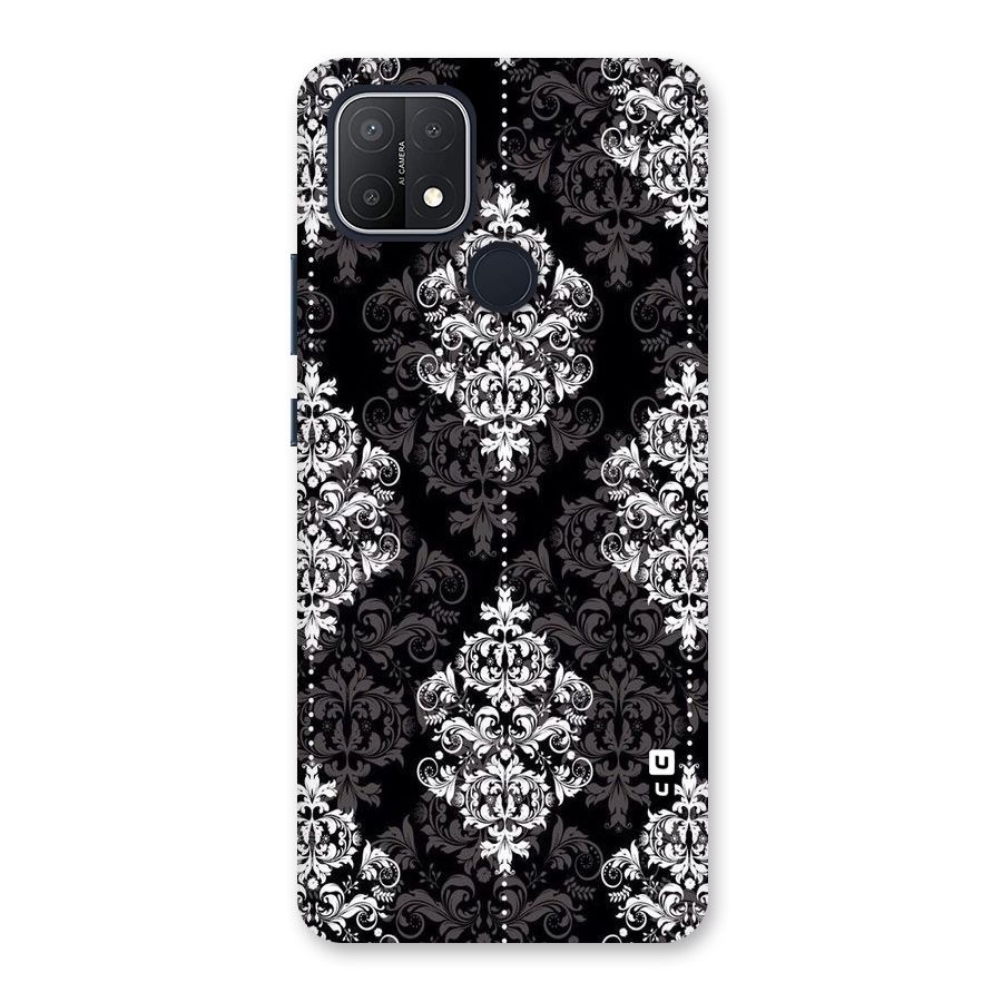 Beautiful Grey Pattern Back Case for Oppo A15s