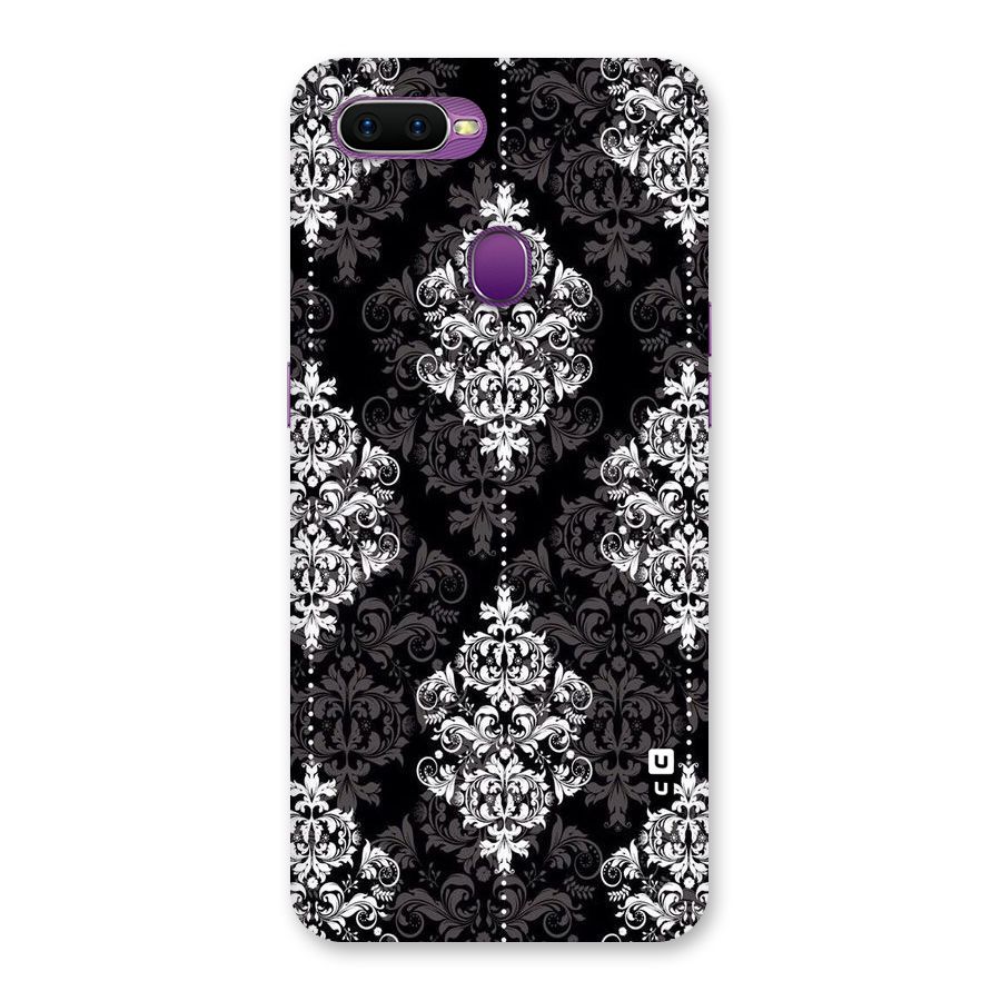 Beautiful Grey Pattern Back Case for Oppo F9