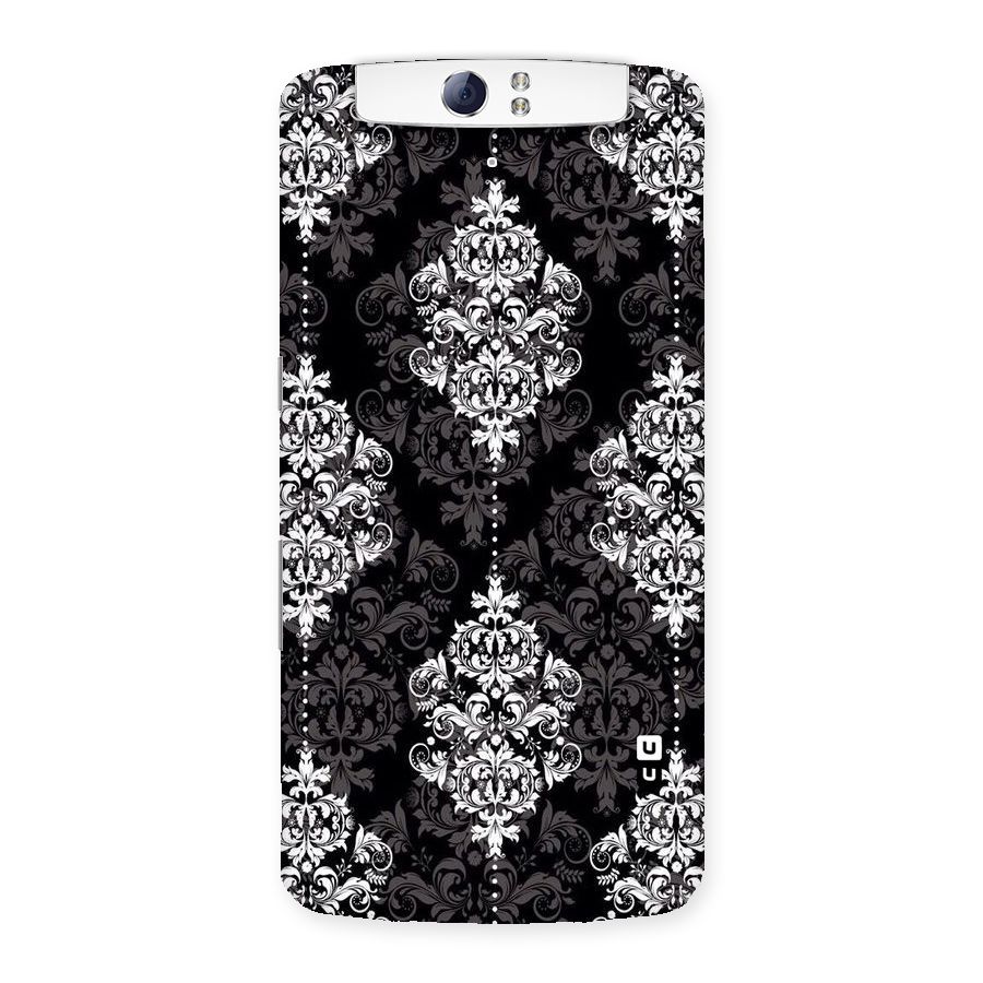 Beautiful Grey Pattern Back Case for Oppo N1