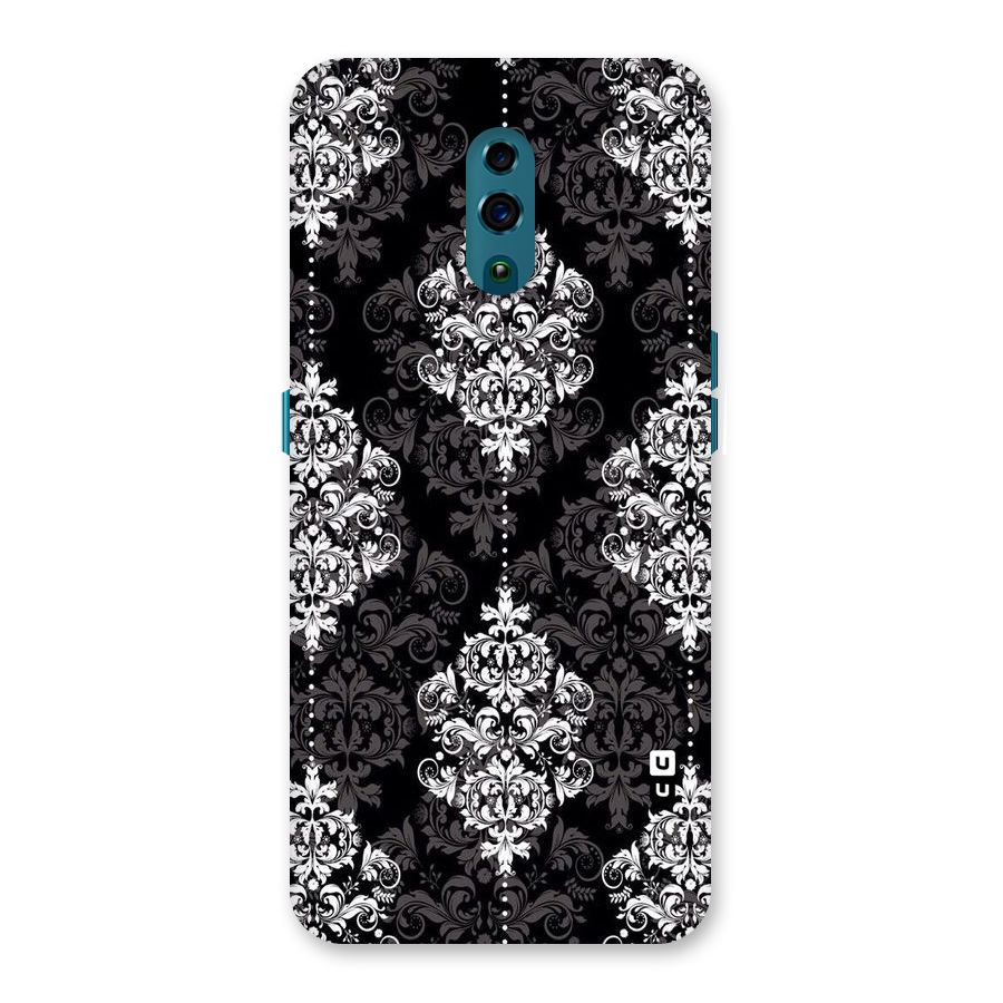 Beautiful Grey Pattern Back Case for Oppo Reno