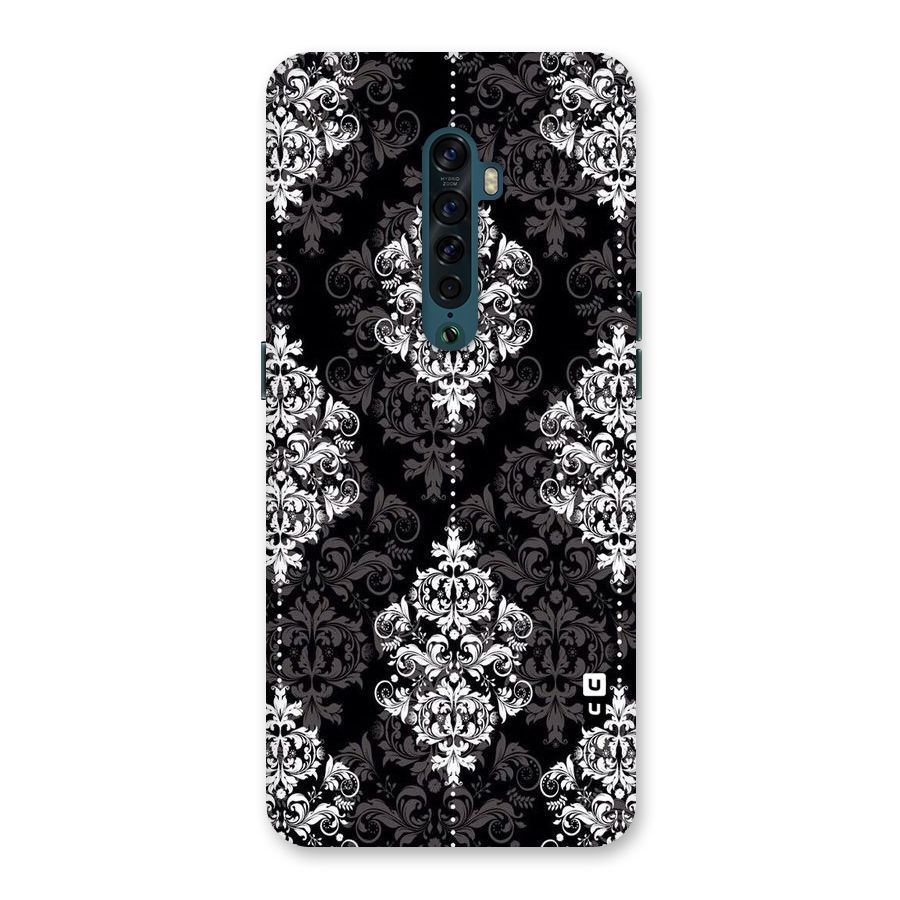 Beautiful Grey Pattern Back Case for Oppo Reno2