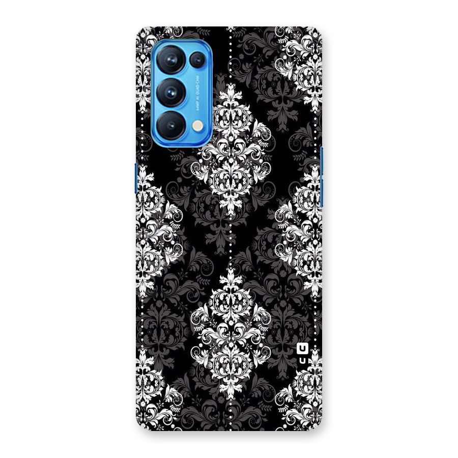 Beautiful Grey Pattern Back Case for Oppo Reno5 Pro 5G