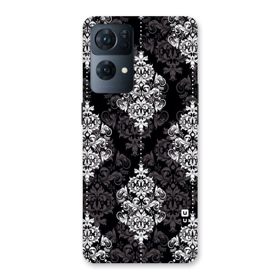 Beautiful Grey Pattern Back Case for Oppo Reno7 Pro 5G