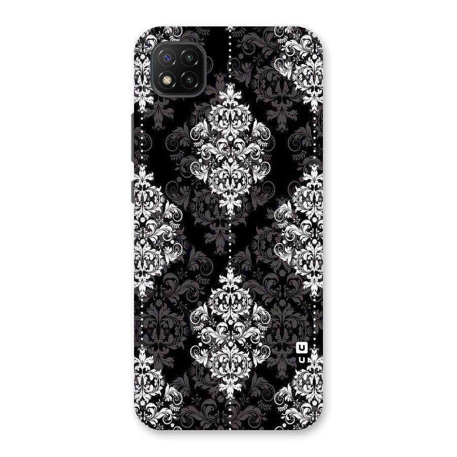 Beautiful Grey Pattern Back Case for Poco C3