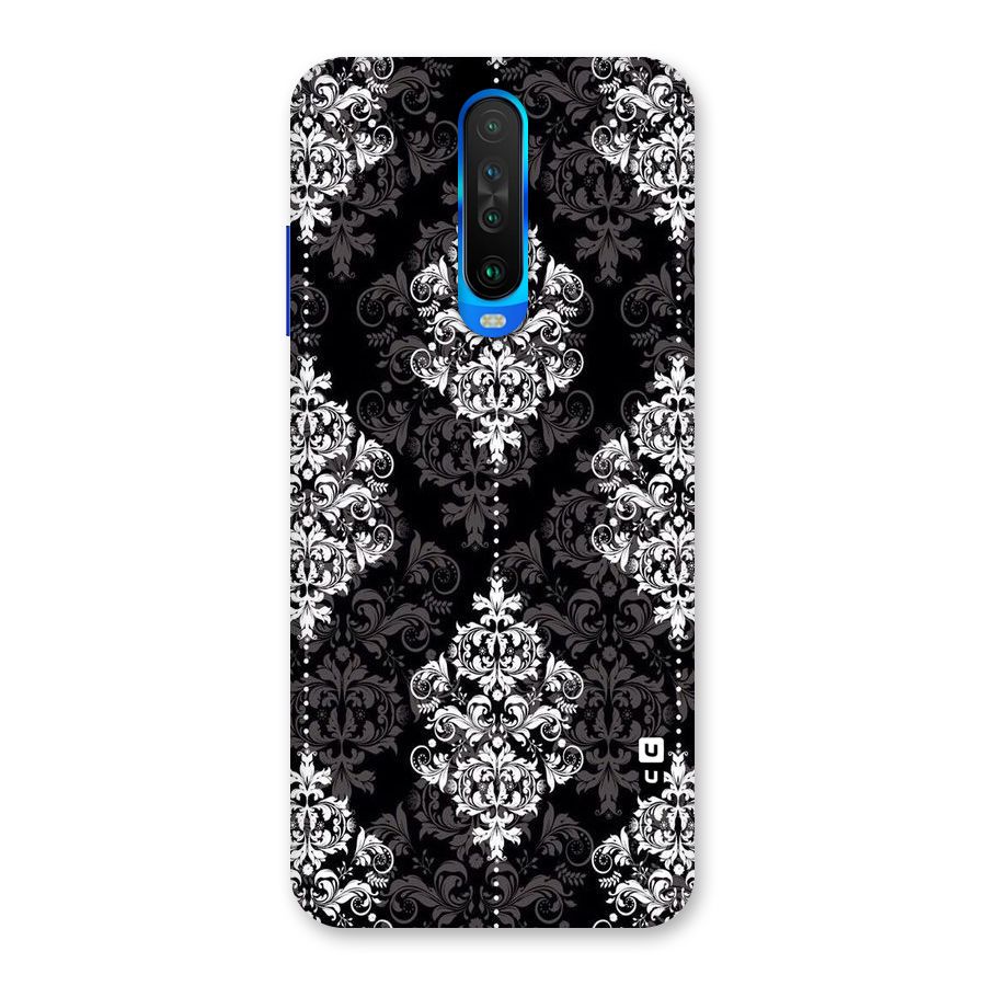 Beautiful Grey Pattern Back Case for Poco X2