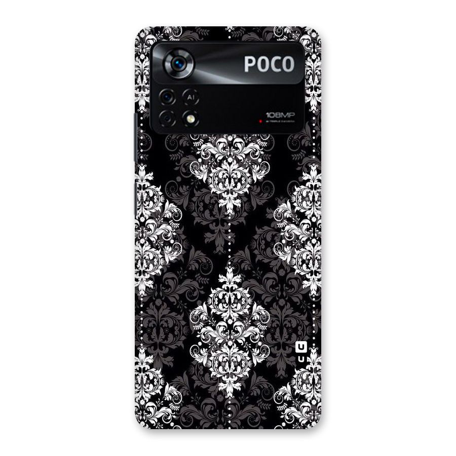 Beautiful Grey Pattern Back Case for Poco X4 Pro 5G