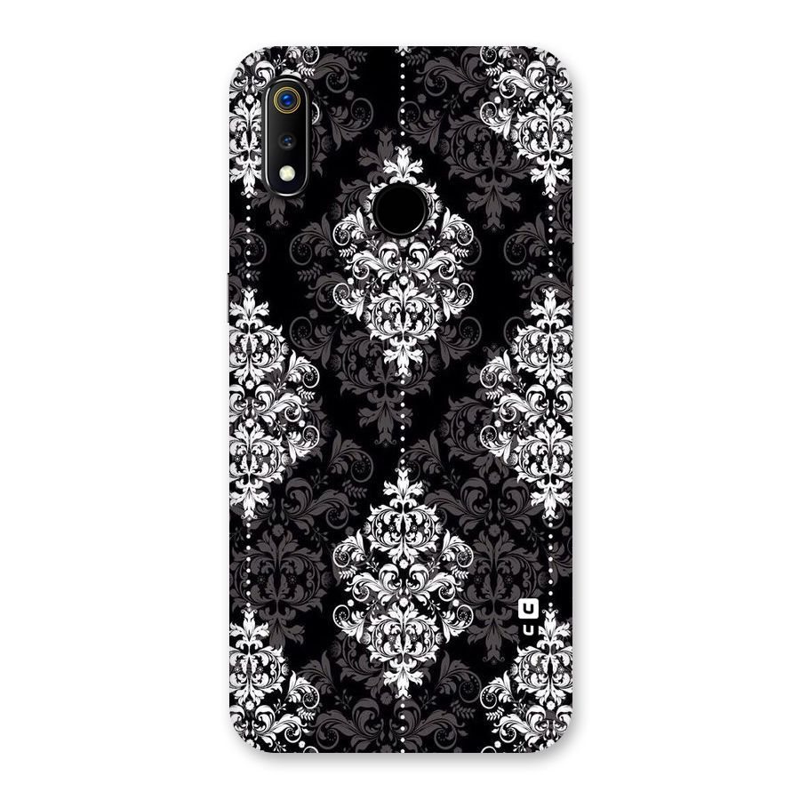 Beautiful Grey Pattern Back Case for Realme 3