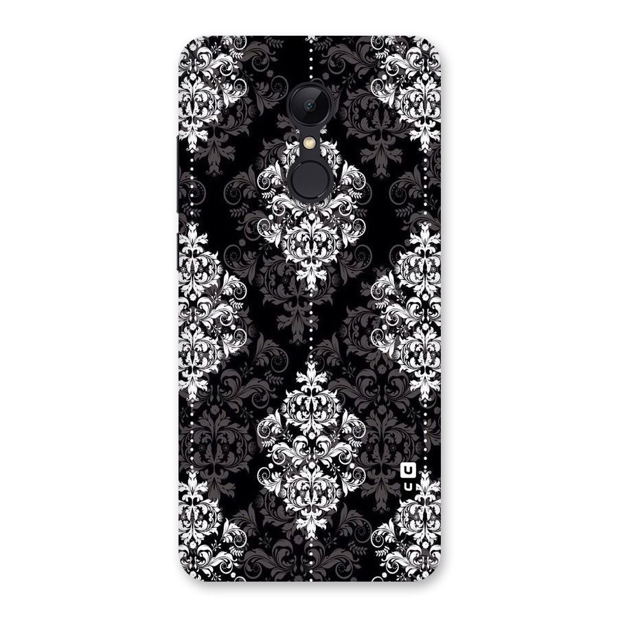 Beautiful Grey Pattern Back Case for Redmi 5