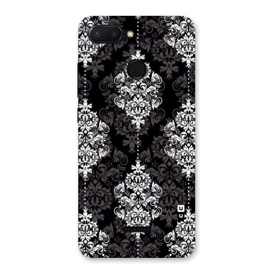 Beautiful Grey Pattern Back Case for Redmi 6