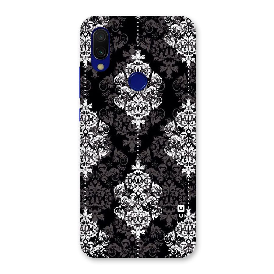 Beautiful Grey Pattern Back Case for Redmi 7