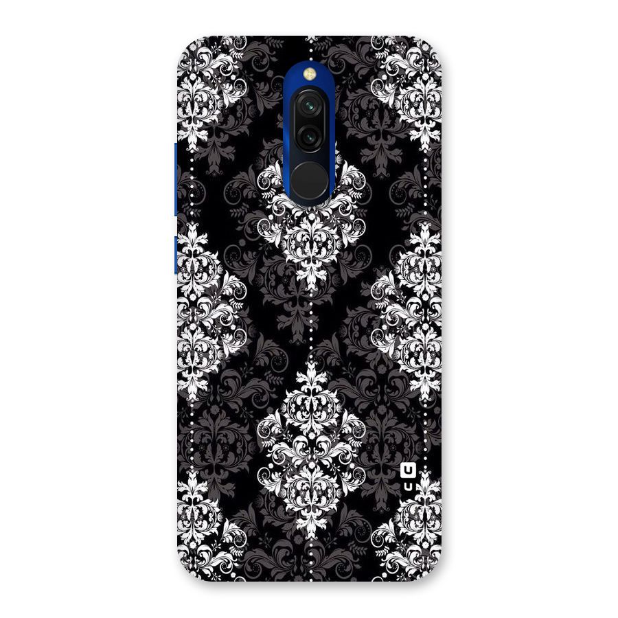 Beautiful Grey Pattern Back Case for Redmi 8