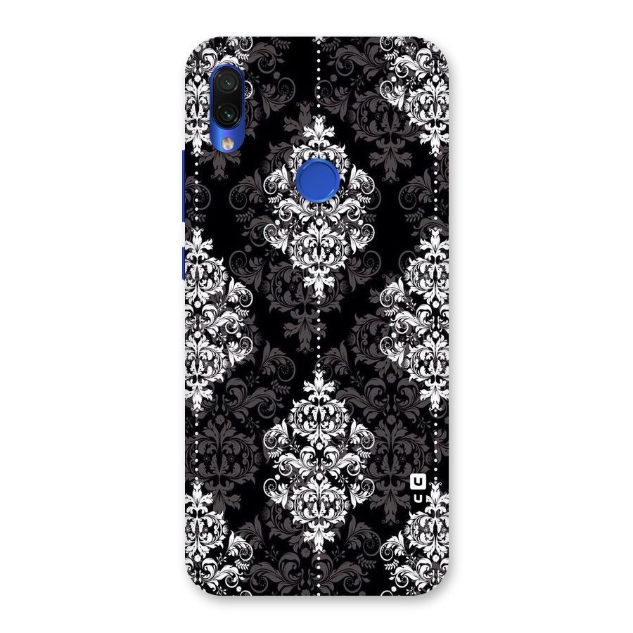 Beautiful Grey Pattern Back Case for Redmi Note 7S