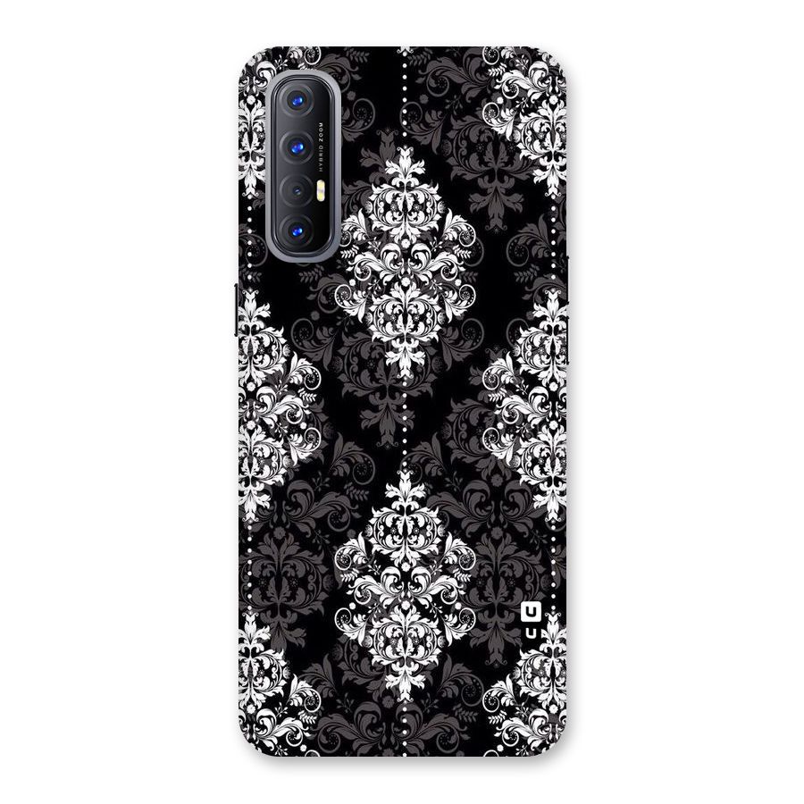 Beautiful Grey Pattern Back Case for Reno3 Pro