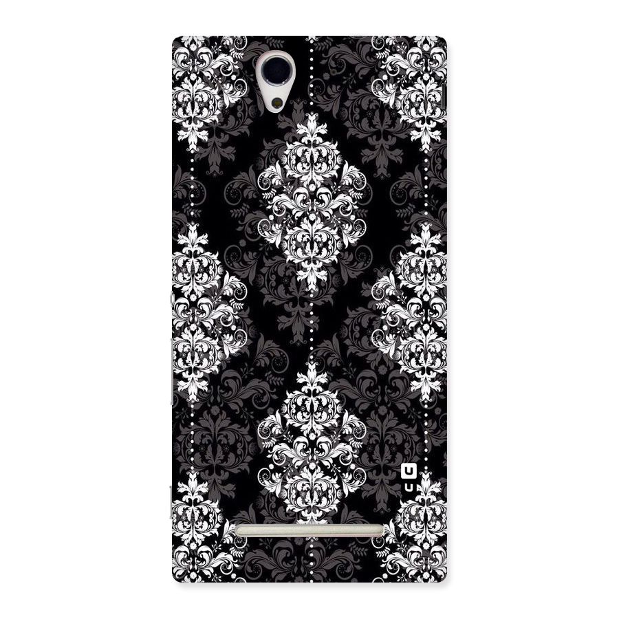 Beautiful Grey Pattern Back Case for Sony Xperia C3