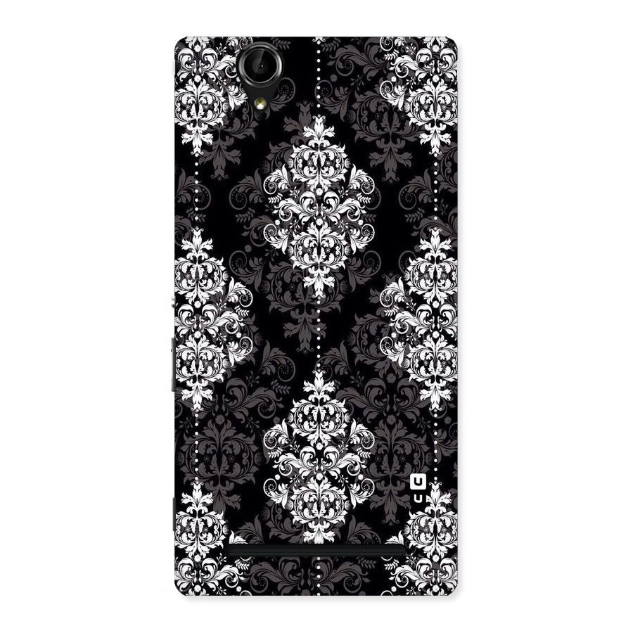 Beautiful Grey Pattern Back Case for Sony Xperia T2