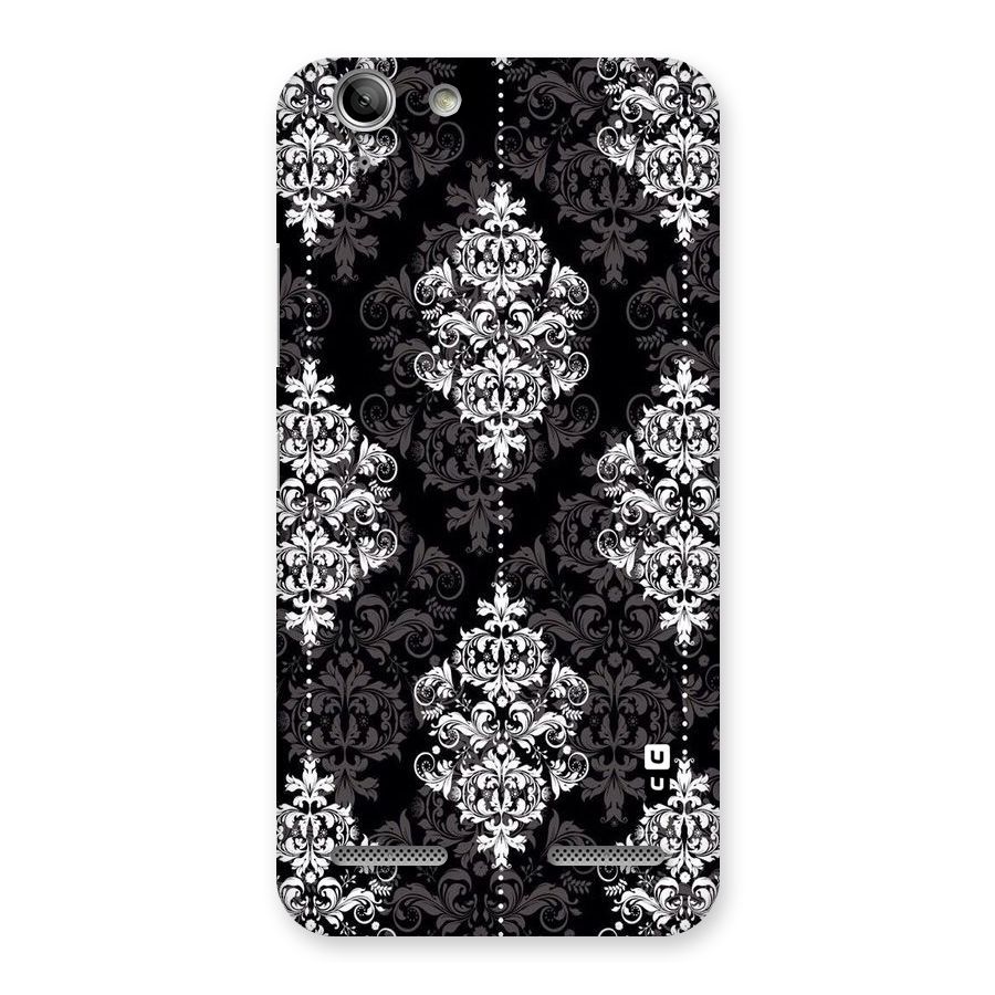 Beautiful Grey Pattern Back Case for Vibe K5