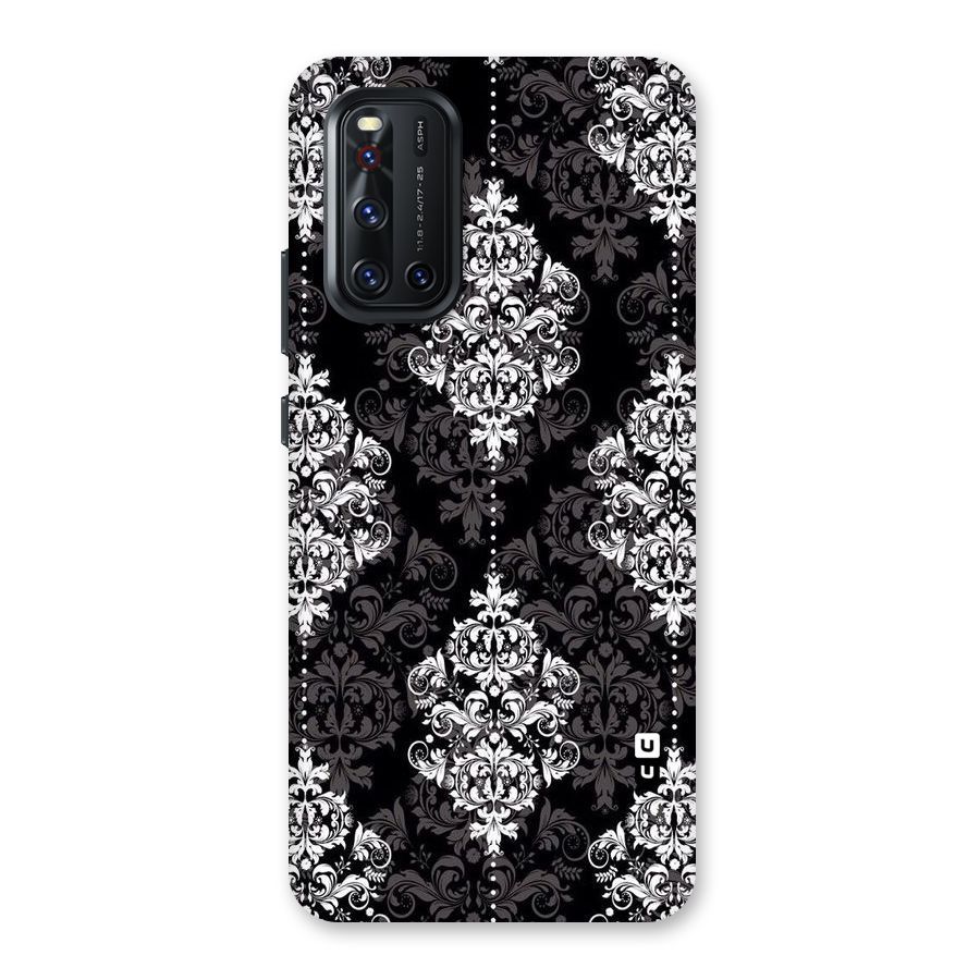 Beautiful Grey Pattern Back Case for Vivo V19