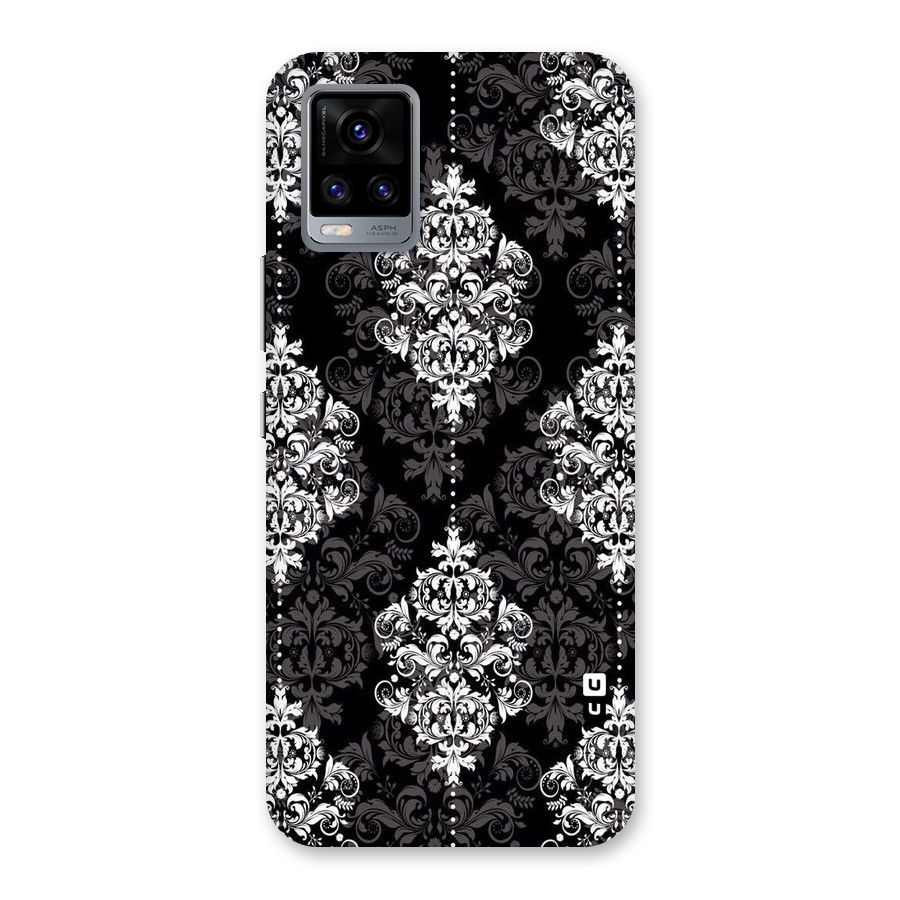 Beautiful Grey Pattern Back Case for Vivo V20