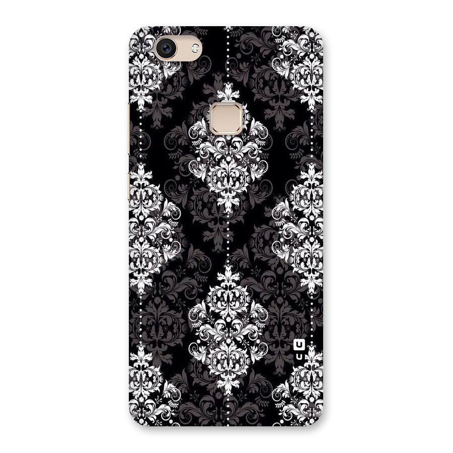 Beautiful Grey Pattern Back Case for Vivo V7