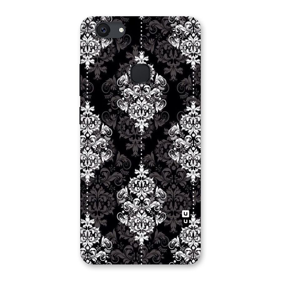 Beautiful Grey Pattern Back Case for Vivo V7 Plus