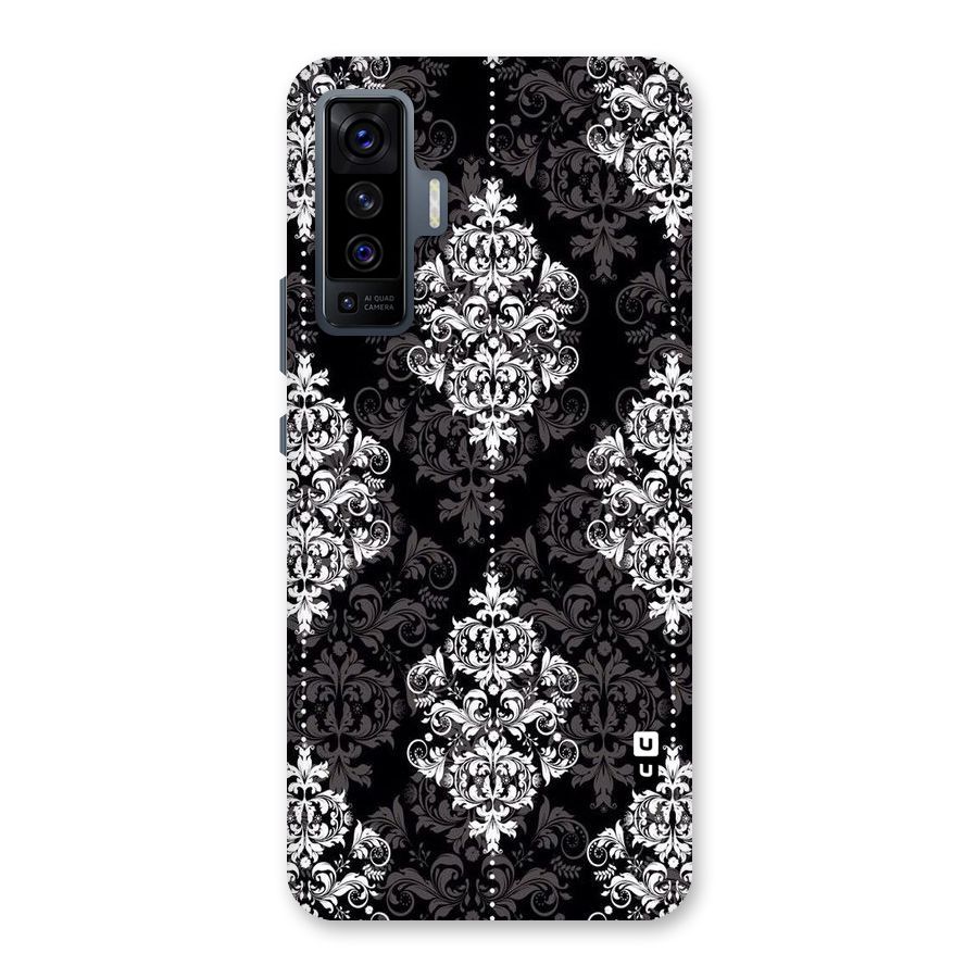 Beautiful Grey Pattern Back Case for Vivo X50