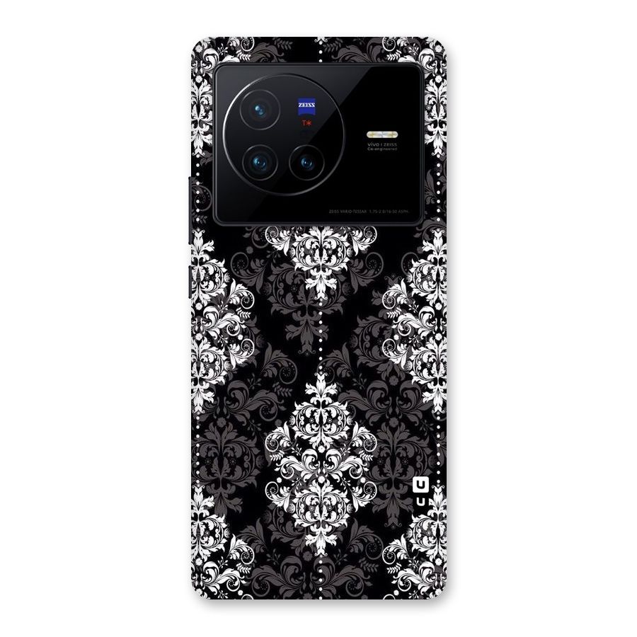 Beautiful Grey Pattern Back Case for Vivo X80