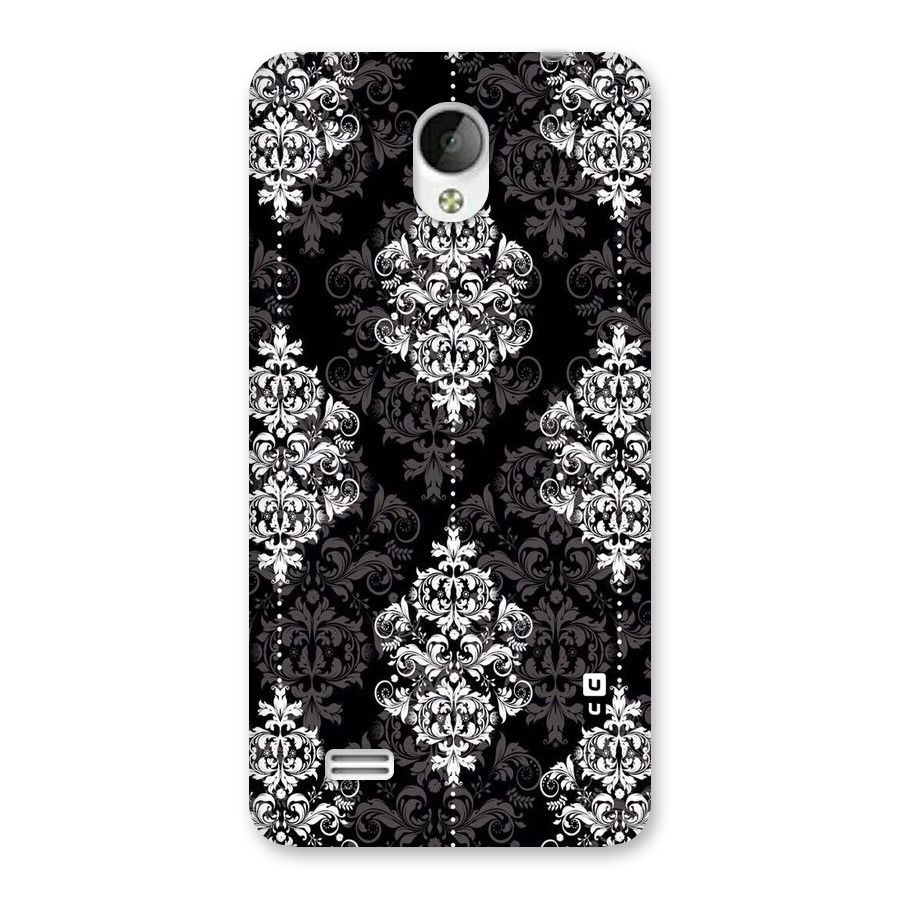 Beautiful Grey Pattern Back Case for Vivo Y21