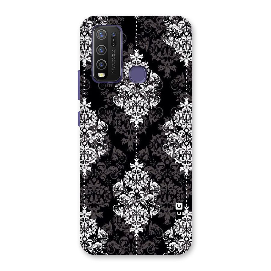 Beautiful Grey Pattern Back Case for Vivo Y30
