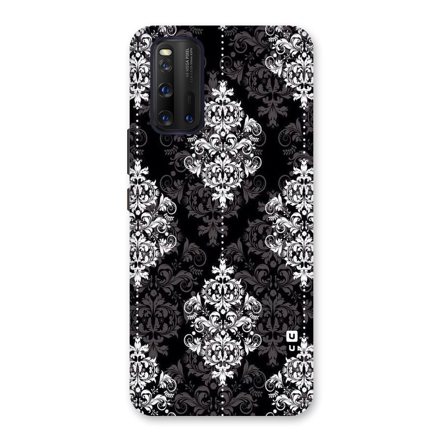 Beautiful Grey Pattern Back Case for Vivo iQOO 3