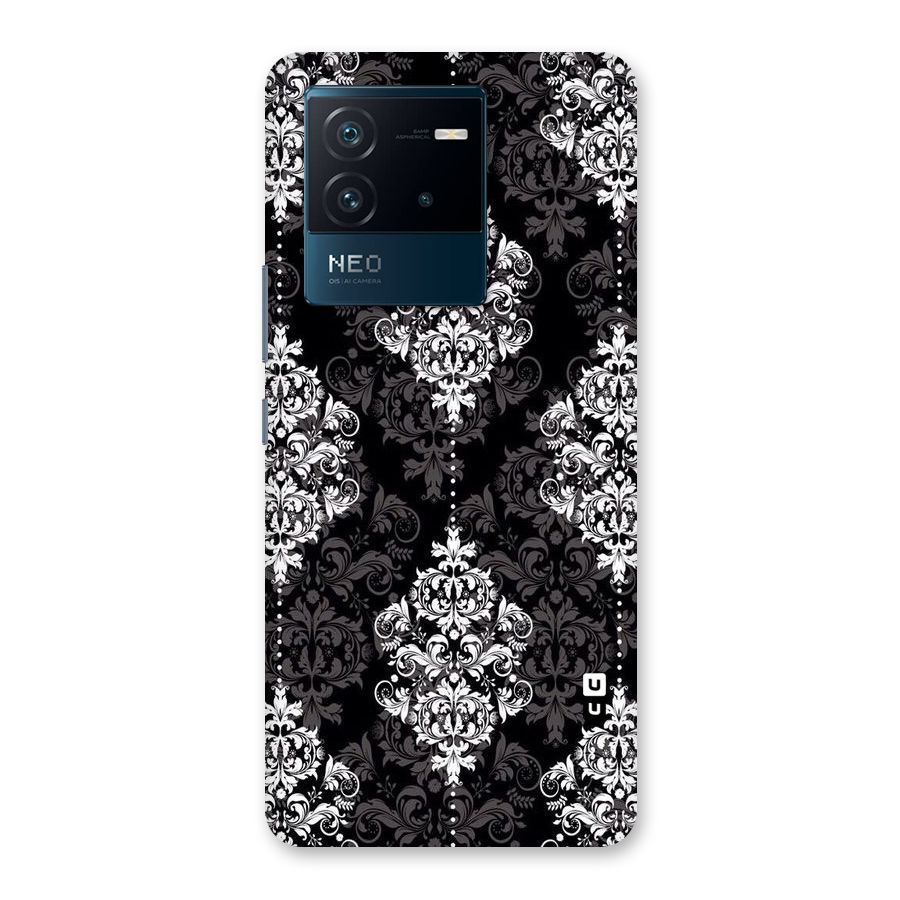 Beautiful Grey Pattern Back Case for Vivo iQOO Neo 6 5G