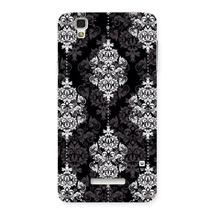 Beautiful Grey Pattern Back Case for YU Yureka Plus