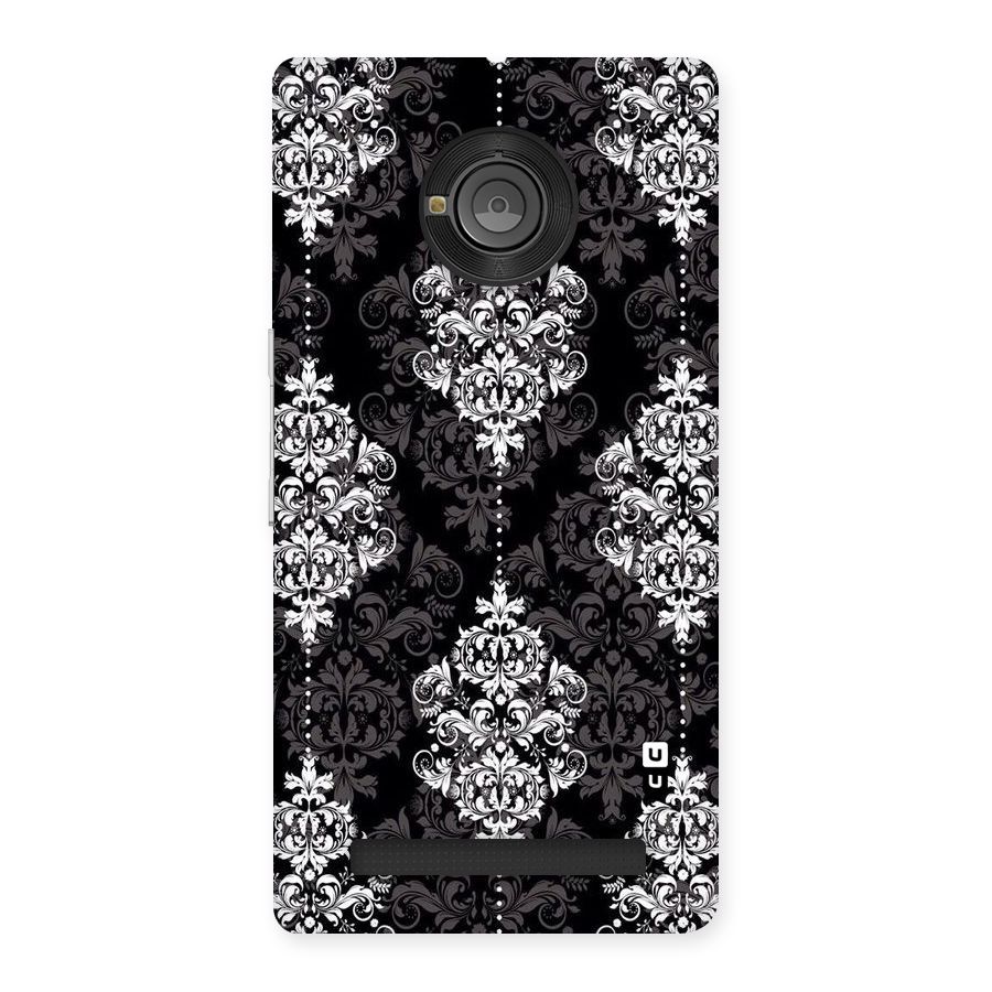 Beautiful Grey Pattern Back Case for Yu Yuphoria