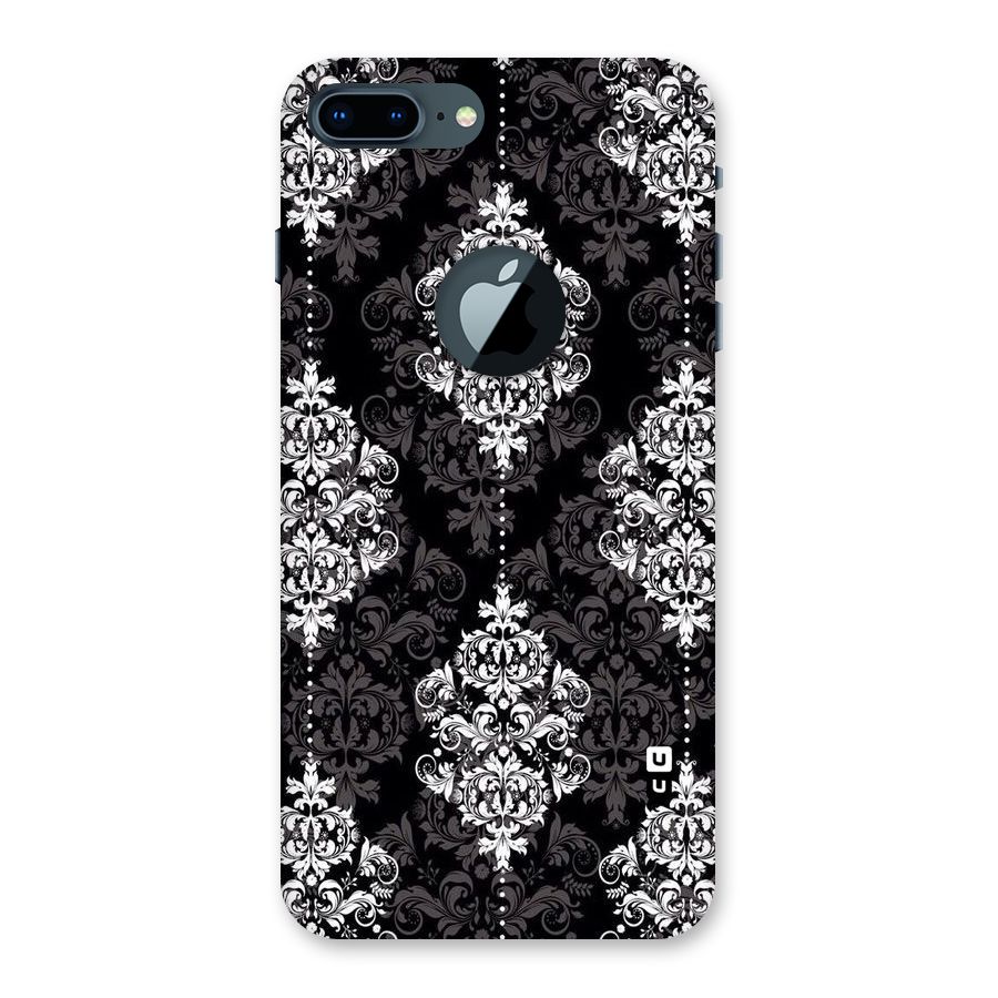 Beautiful Grey Pattern Back Case for iPhone 7 Plus Logo Cut