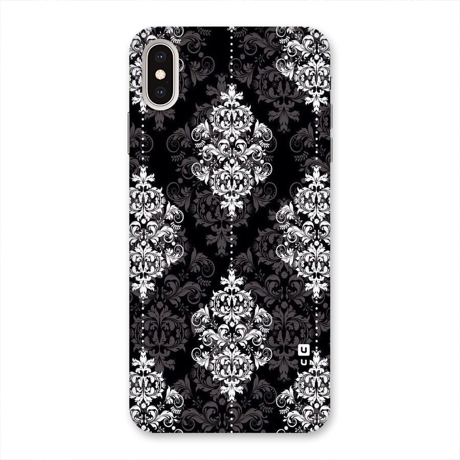 Beautiful Grey Pattern Back Case for iPhone XS Max