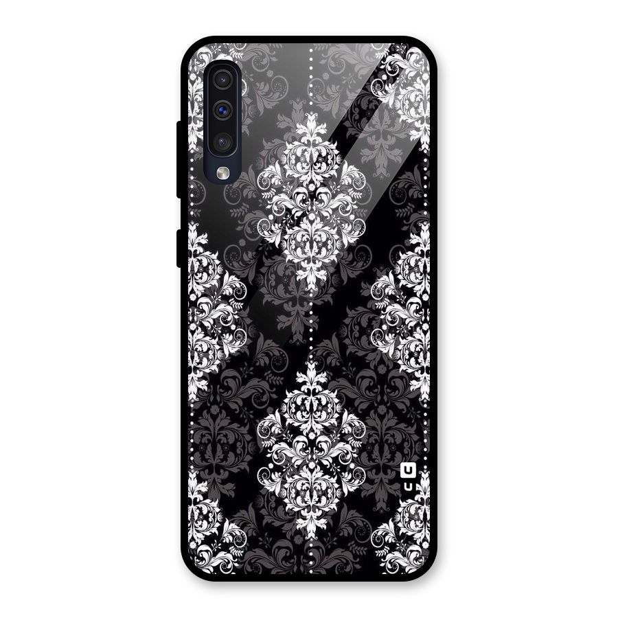 Beautiful Grey Pattern Glass Back Case for Galaxy A30s