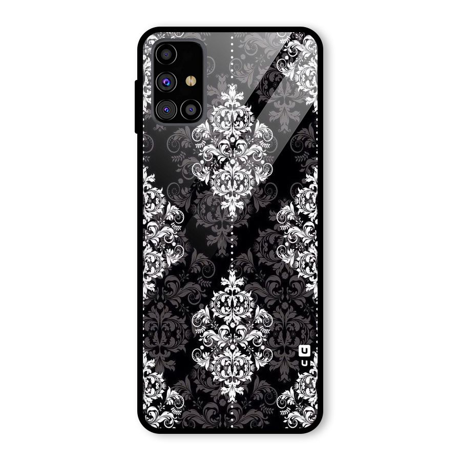 Beautiful Grey Pattern Glass Back Case for Galaxy M31s