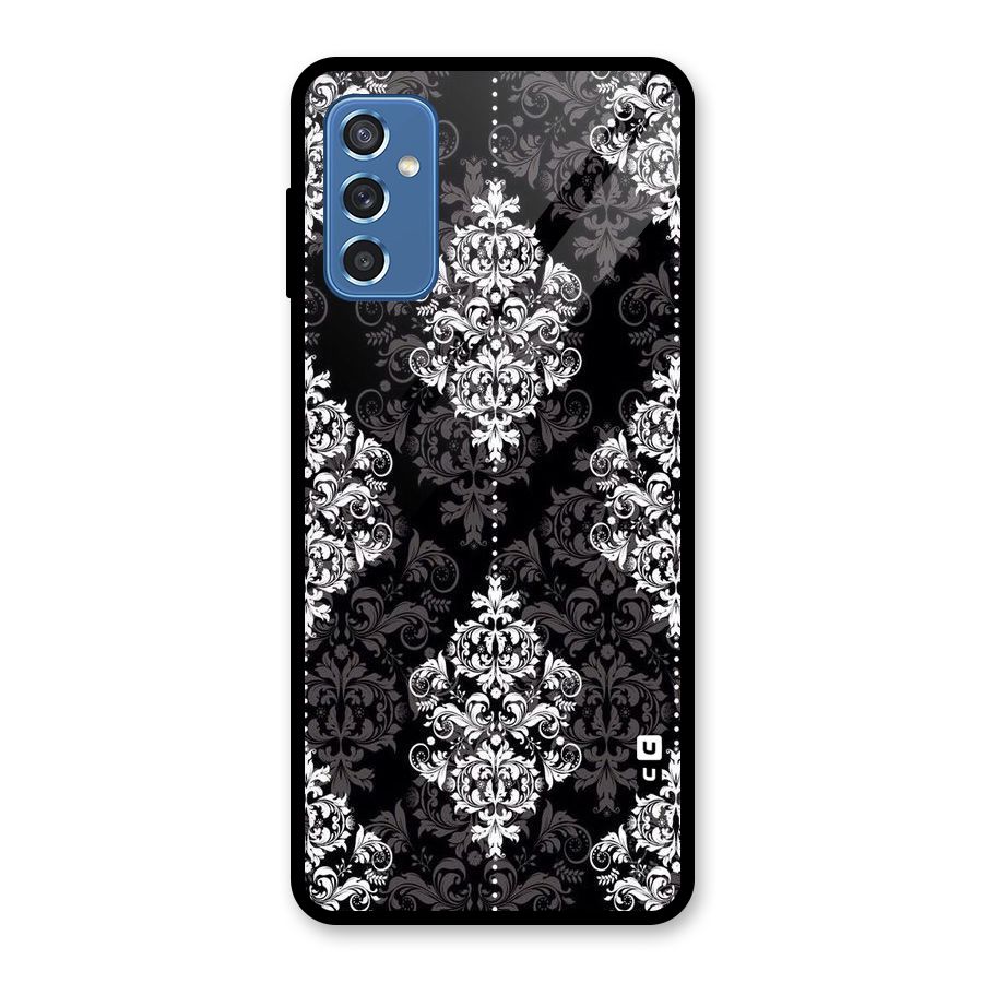 Beautiful Grey Pattern Glass Back Case for Galaxy M52 5G