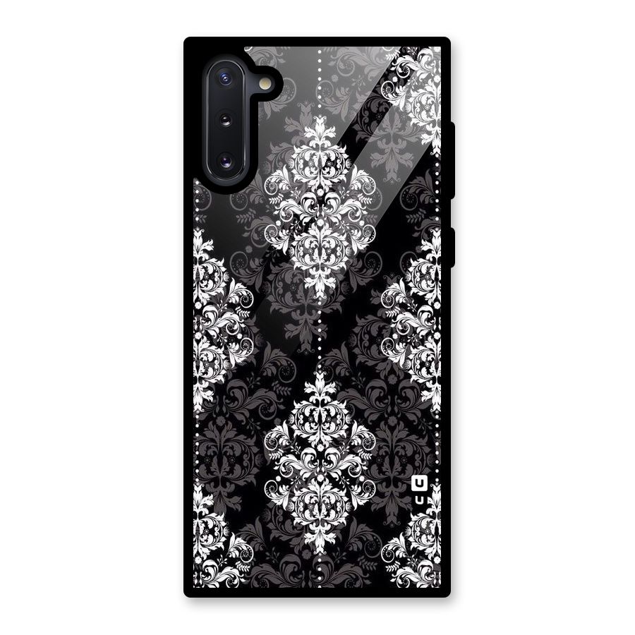 Beautiful Grey Pattern Glass Back Case for Galaxy Note 10