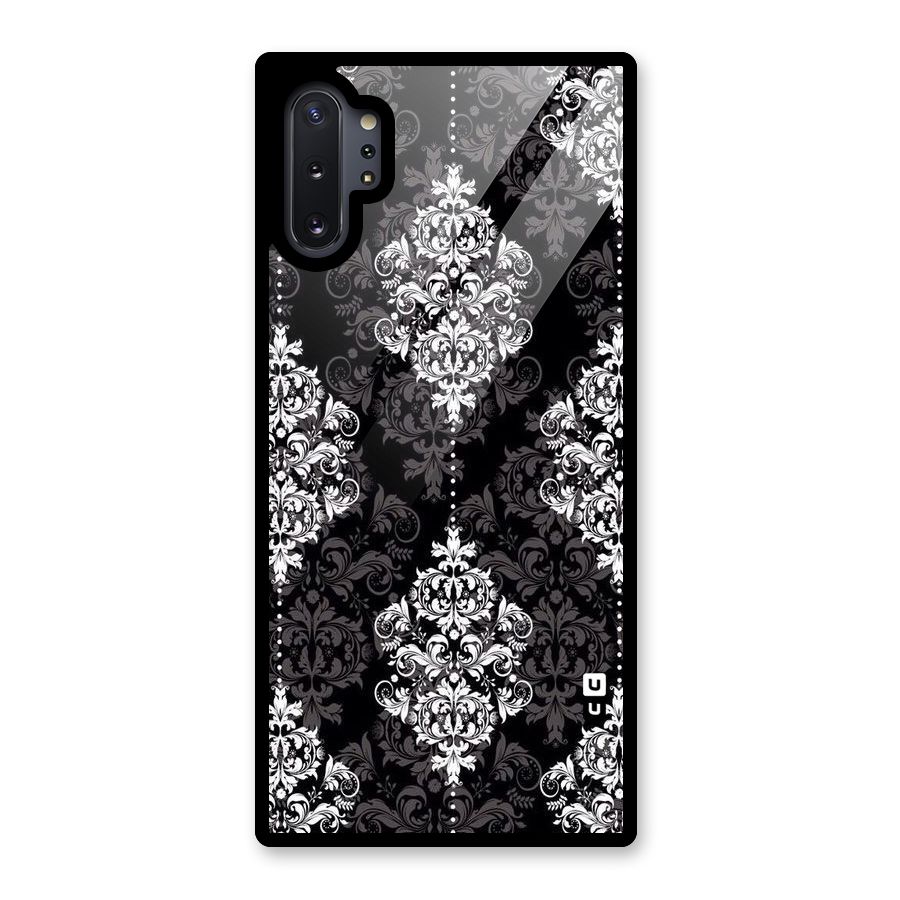 Beautiful Grey Pattern Glass Back Case for Galaxy Note 10 Plus