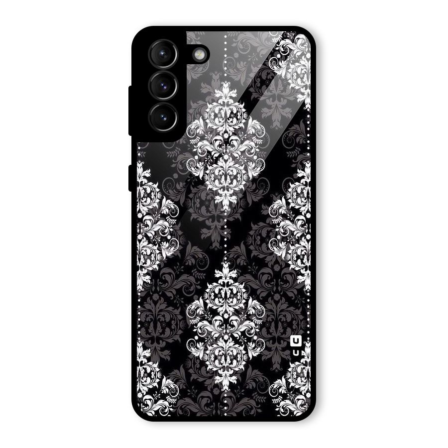 Beautiful Grey Pattern Glass Back Case for Galaxy S21 Plus