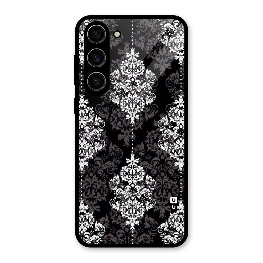 Beautiful Grey Pattern Glass Back Case for Galaxy S23 Plus