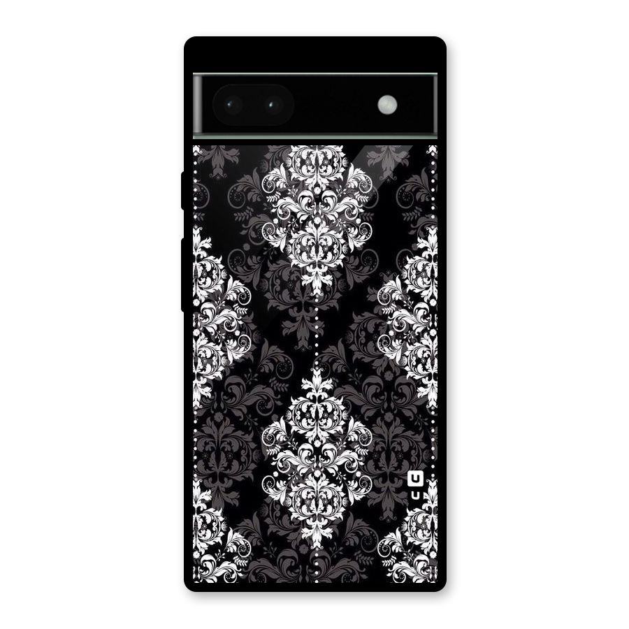 Beautiful Grey Pattern Glass Back Case for Google Pixel 6a