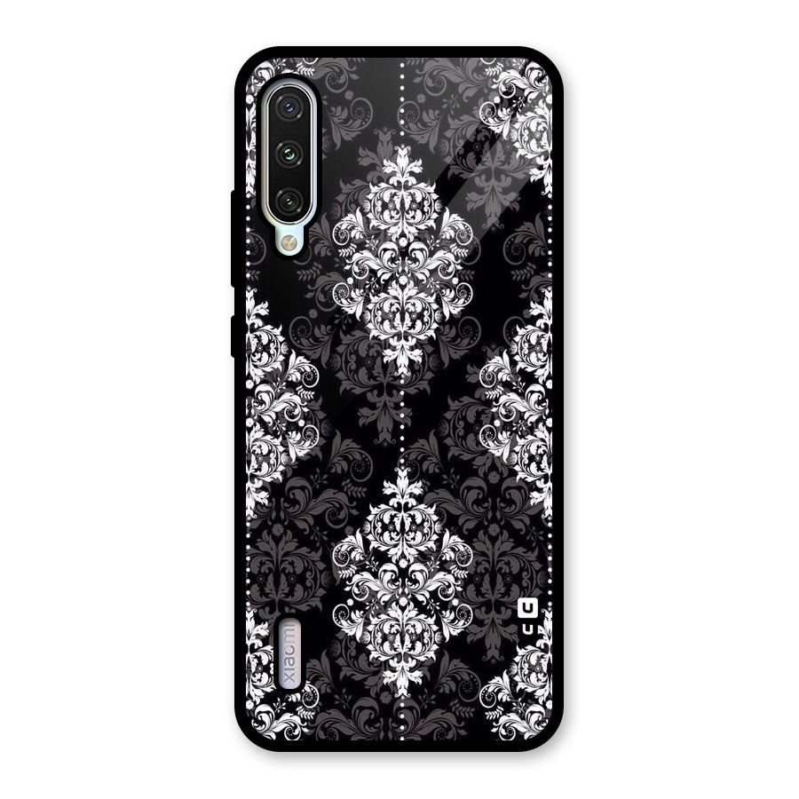 Beautiful Grey Pattern Glass Back Case for Mi A3