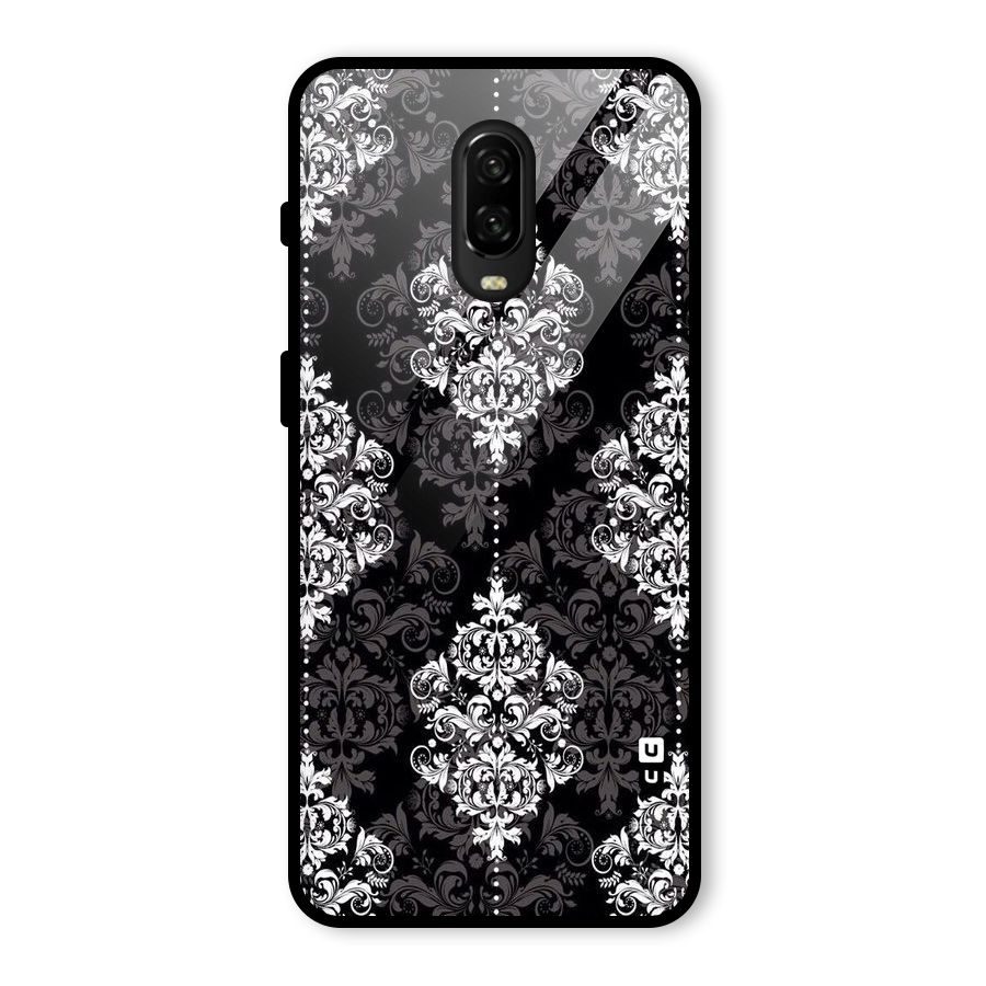 Beautiful Grey Pattern Glass Back Case for OnePlus 6T