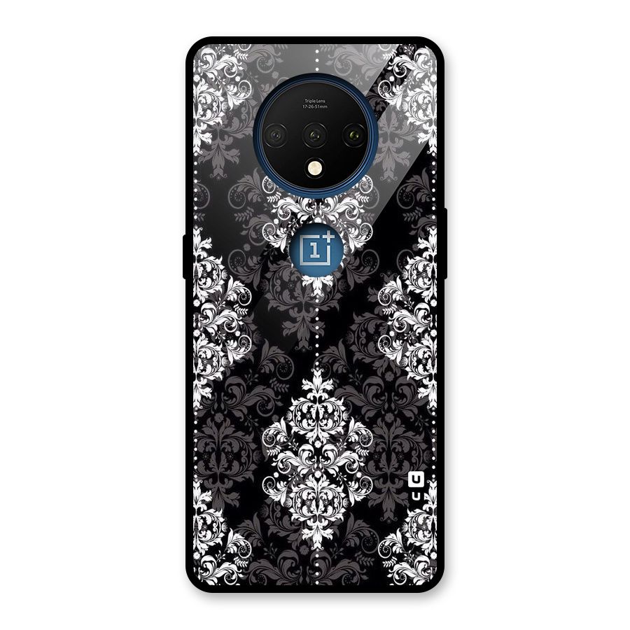 Beautiful Grey Pattern Glass Back Case for OnePlus 7T