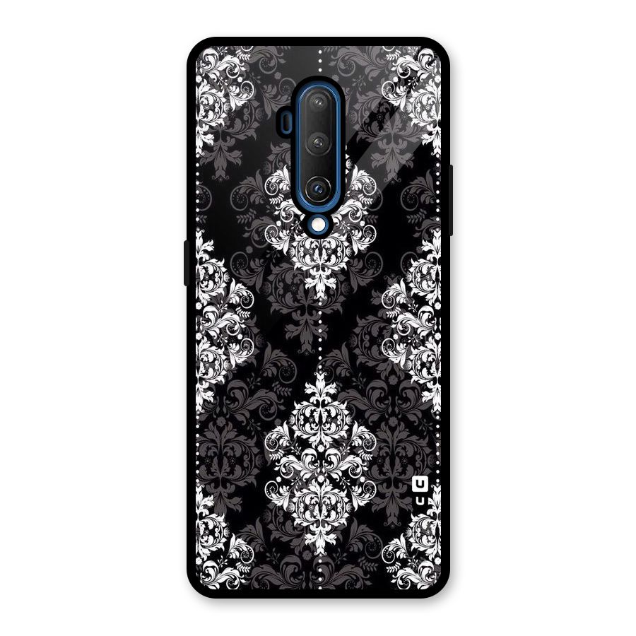 Beautiful Grey Pattern Glass Back Case for OnePlus 7T Pro