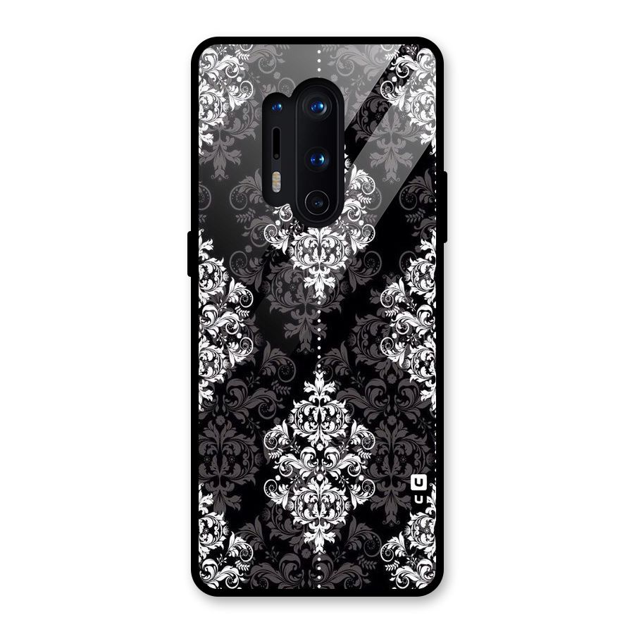 Beautiful Grey Pattern Glass Back Case for OnePlus 8 Pro