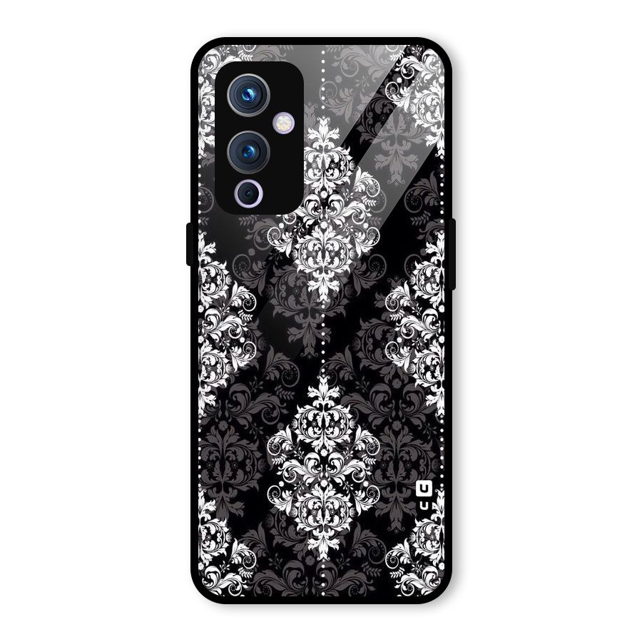 Beautiful Grey Pattern Glass Back Case for OnePlus 9